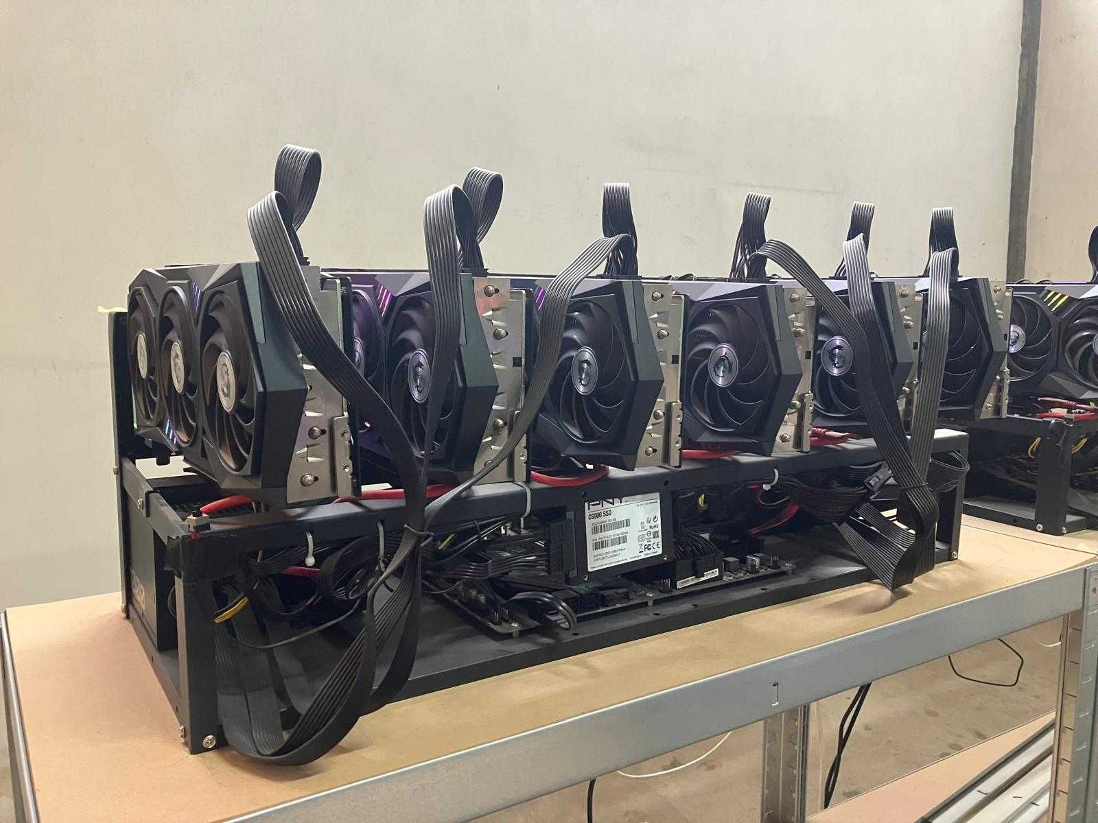 Rig Mineração Nvidia 3060Ti – 6 GPU