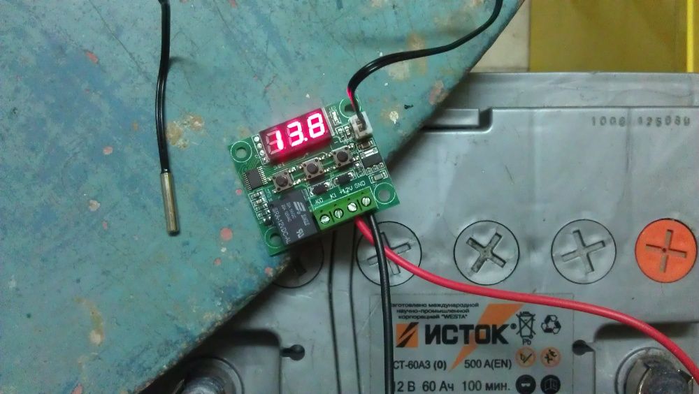 Терморегулятор регулятор температуры 12V термо-контроллер