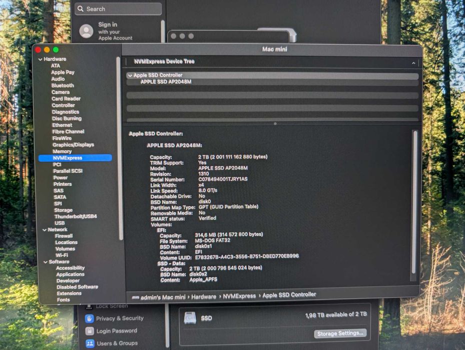 Mac mini (Late 2018) 3.2 6-core i7 16GB RAM 2TB SSD дуже гарний стан