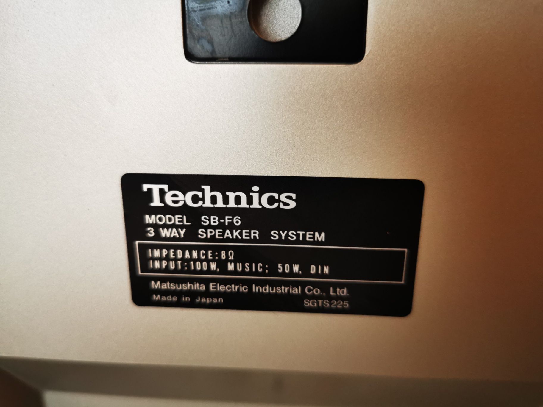 Technics SB-F6 glosniki