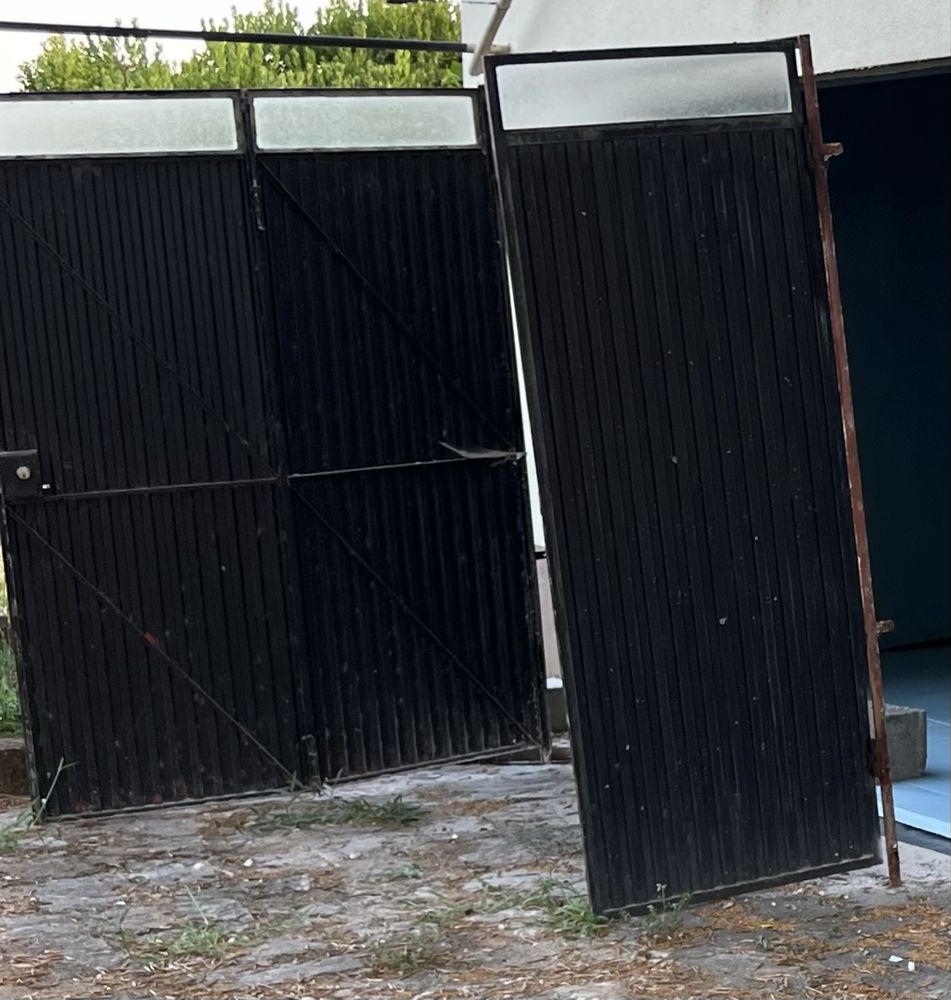 Portão ferro 3 partes