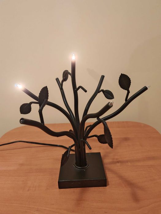 Lampka nocna / dekoracyjna drzewo metalowa