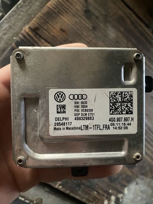 4g0907697d блок фари