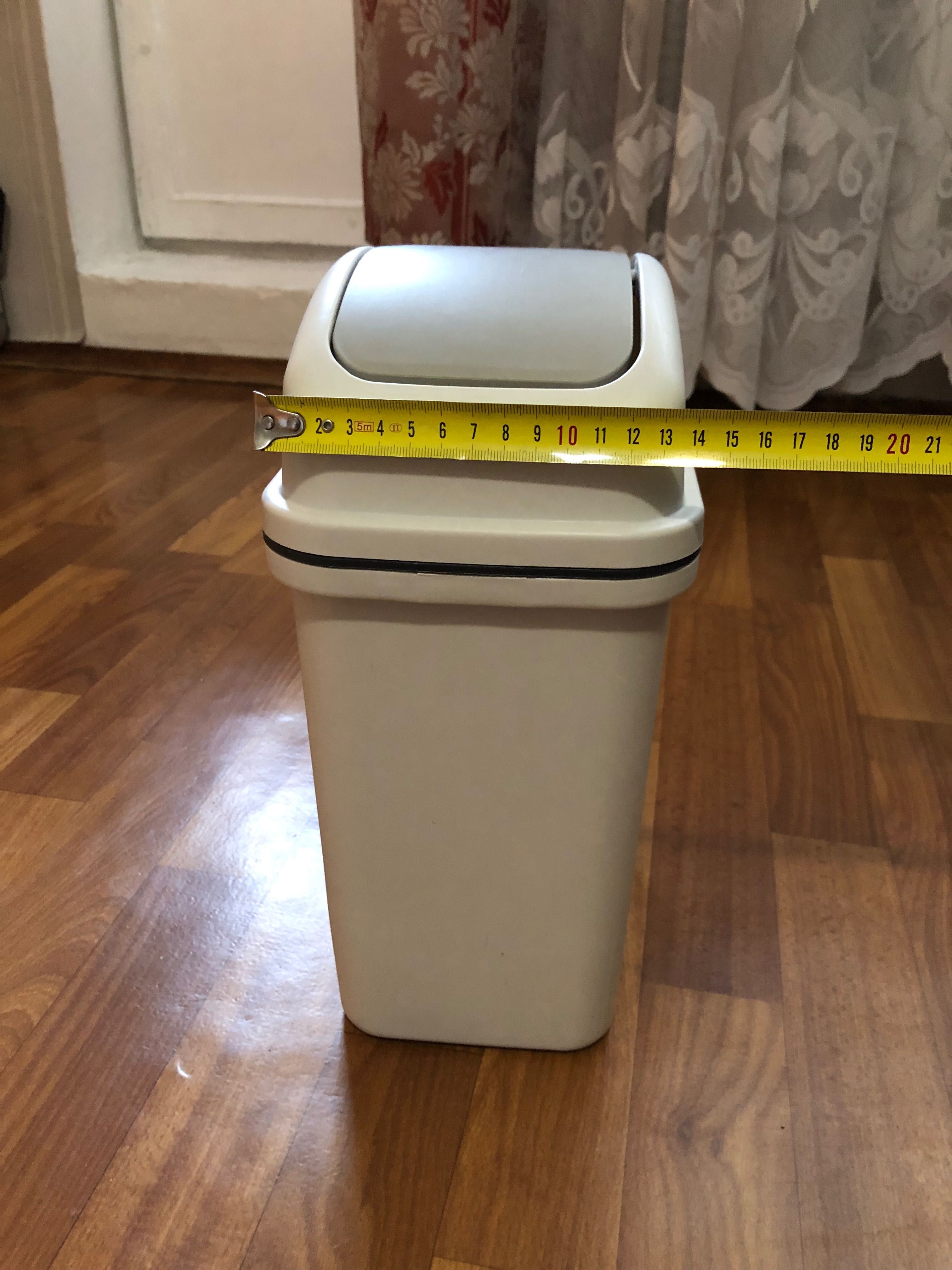 Відро для сміття MVM з кришкою BIN-12 на 7 л