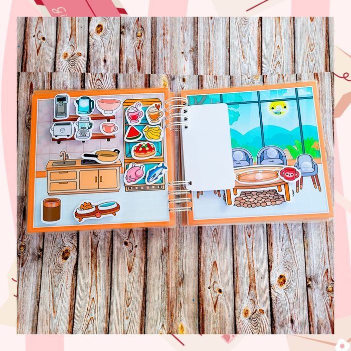 Książka na rzepy Toca Boca, Avatar, Labubu.Lamibook.Prezent dla dzieci