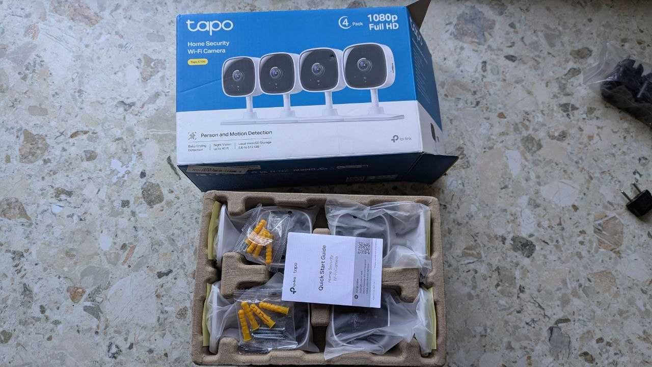 IP Камери відеоспостереження 4шт. TP-Link Tapo C100