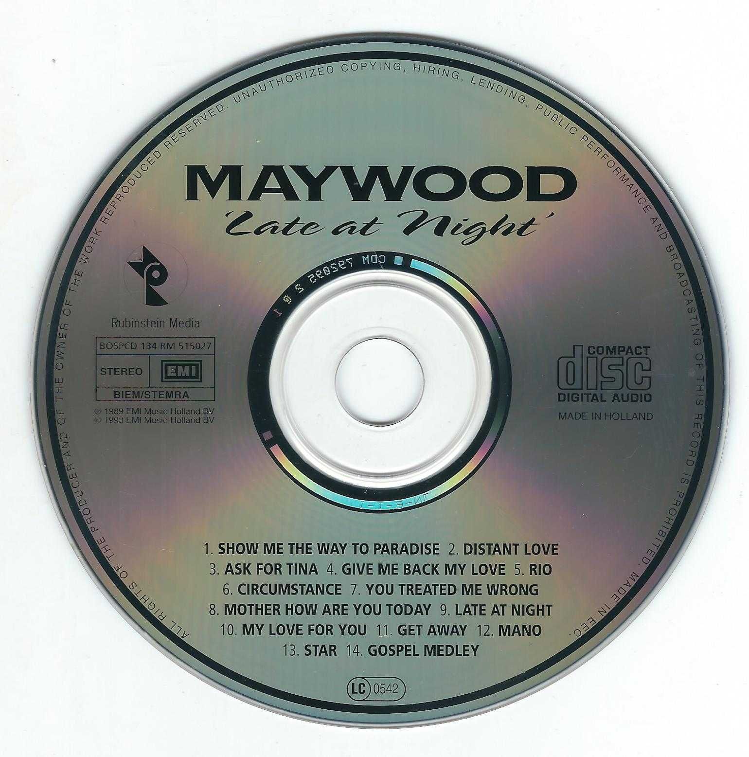 CD Maywood - Late At Night (1993) (EMI)