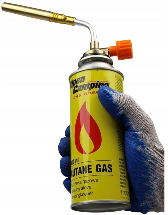 Mosiężny Palnik Gazowy Spawalniczy Lutownica 4 Gaz
