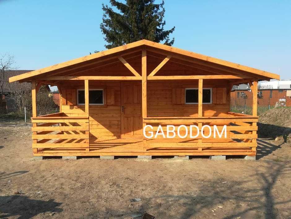 Domek drewniany letniskowy ogrodowy ROXI 35M2 domki drewniane altana