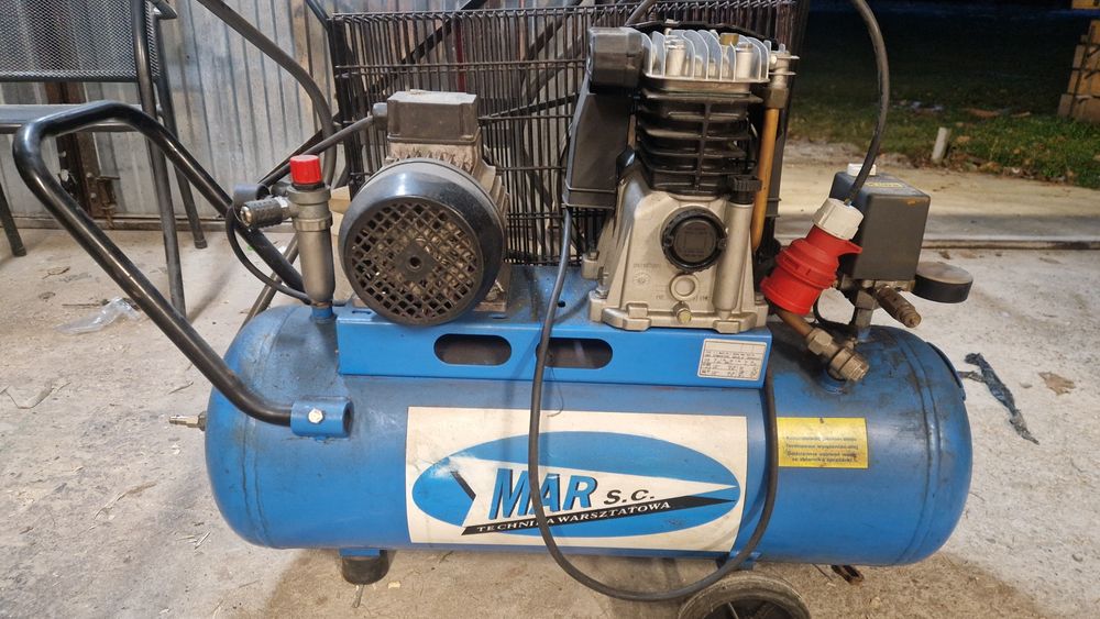 Kompresor dwutłokowy polski stan bardzo dobry!!