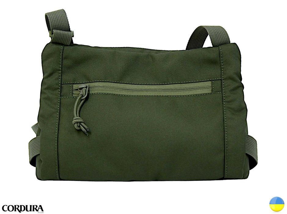 Тактична сумка олива 27×18×4 см, Cordura, YKK-Power in Motion