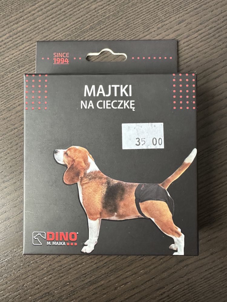 Majtki na cieczkę rozm. 3 (42-48cm) spaniel, beagle, foksterier NOWE