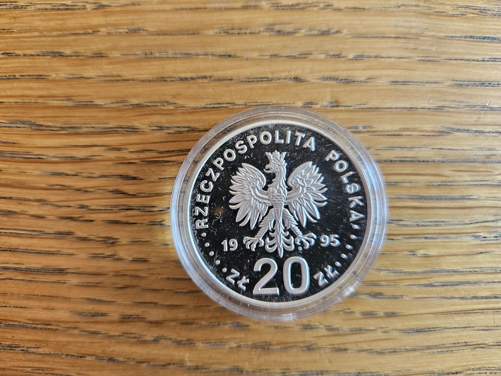 Kopernik 20 zł 1995 srebra moneta Ag