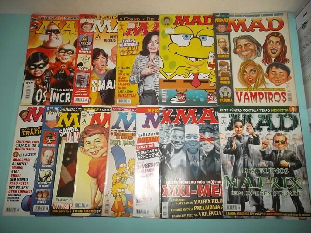 12 Revistas MAD - EDITORA MYTHOS