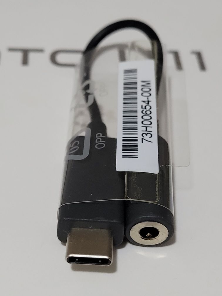 Adapter USB-C->mini Jack HTC U11 oryginał