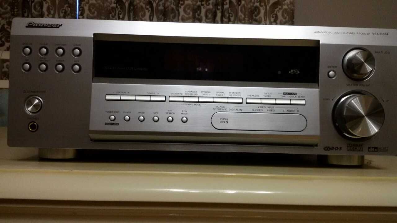 Pioneer VSX-D814-S підсилювач A/V ресивер 6.1-канальний