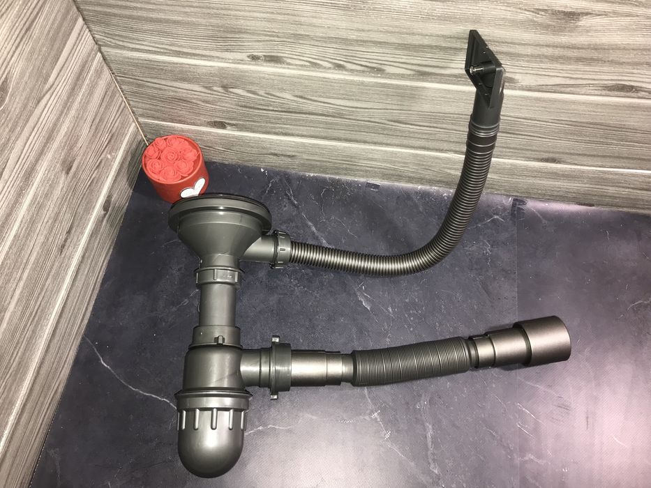 Акція. Євросифон для кухні.  Сифон для мойки