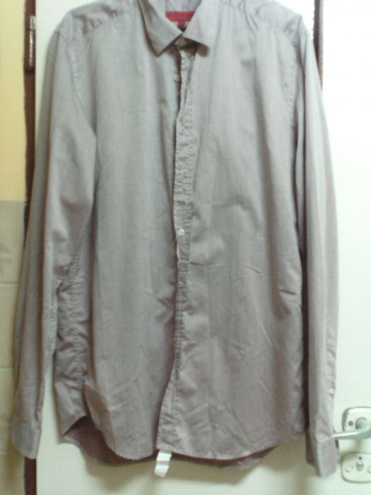 43. Bawełniana biała koszula męska rozmiar XL z Wistuly