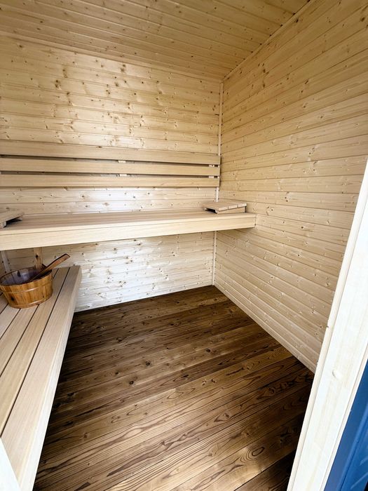 Sauna Ogrodowa Blok Slim 210 Zewnętrzna Ocieplana