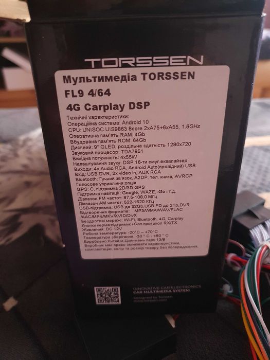 Мультимедиа TORSSEN FL9 4/64 4GCarplay DSP