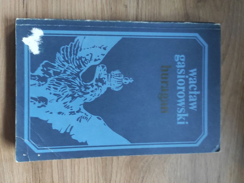 stara książka Wacław Gąsiorowski huragan