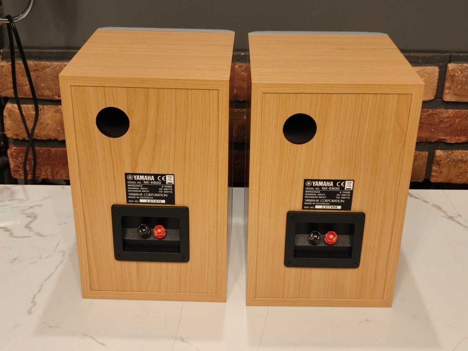 YAMAHA Pianocraft NX-E800 ! Rzadkie kolumny STEREO ! Jasna wiśnia