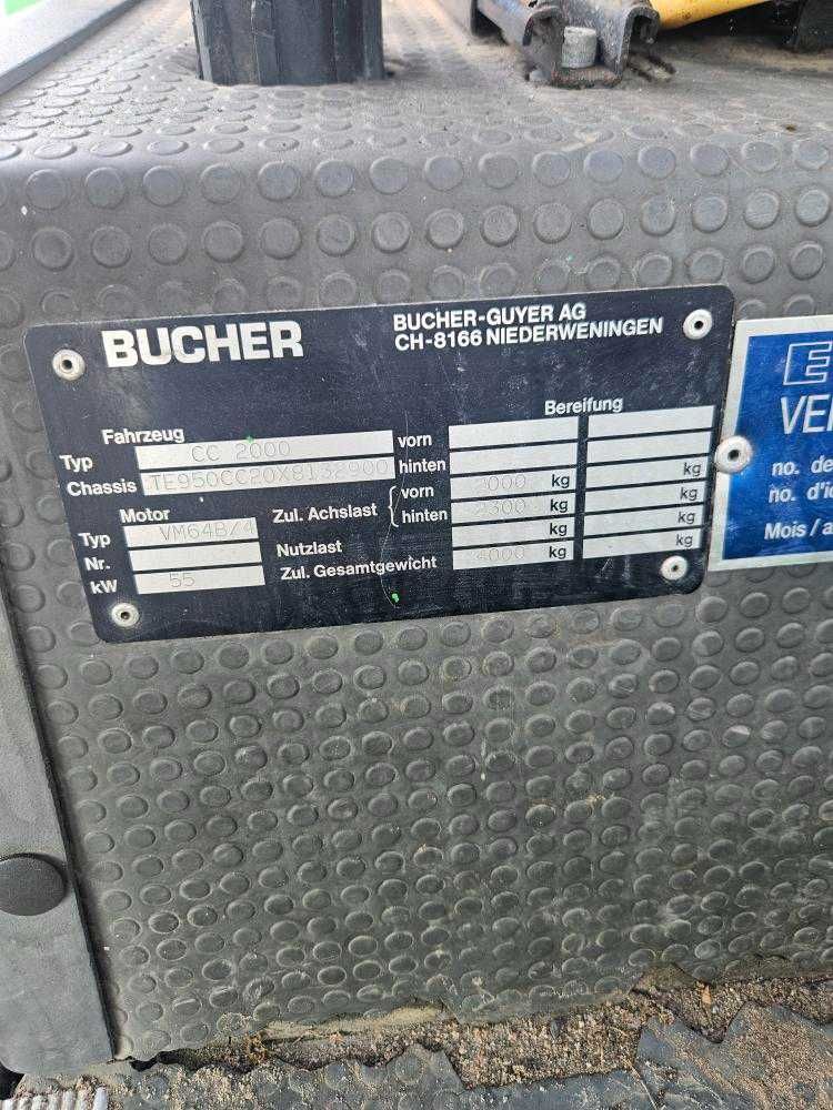 Myjka polewaczka drogowa chodnikowa BUCHER MULTICAR cysterna