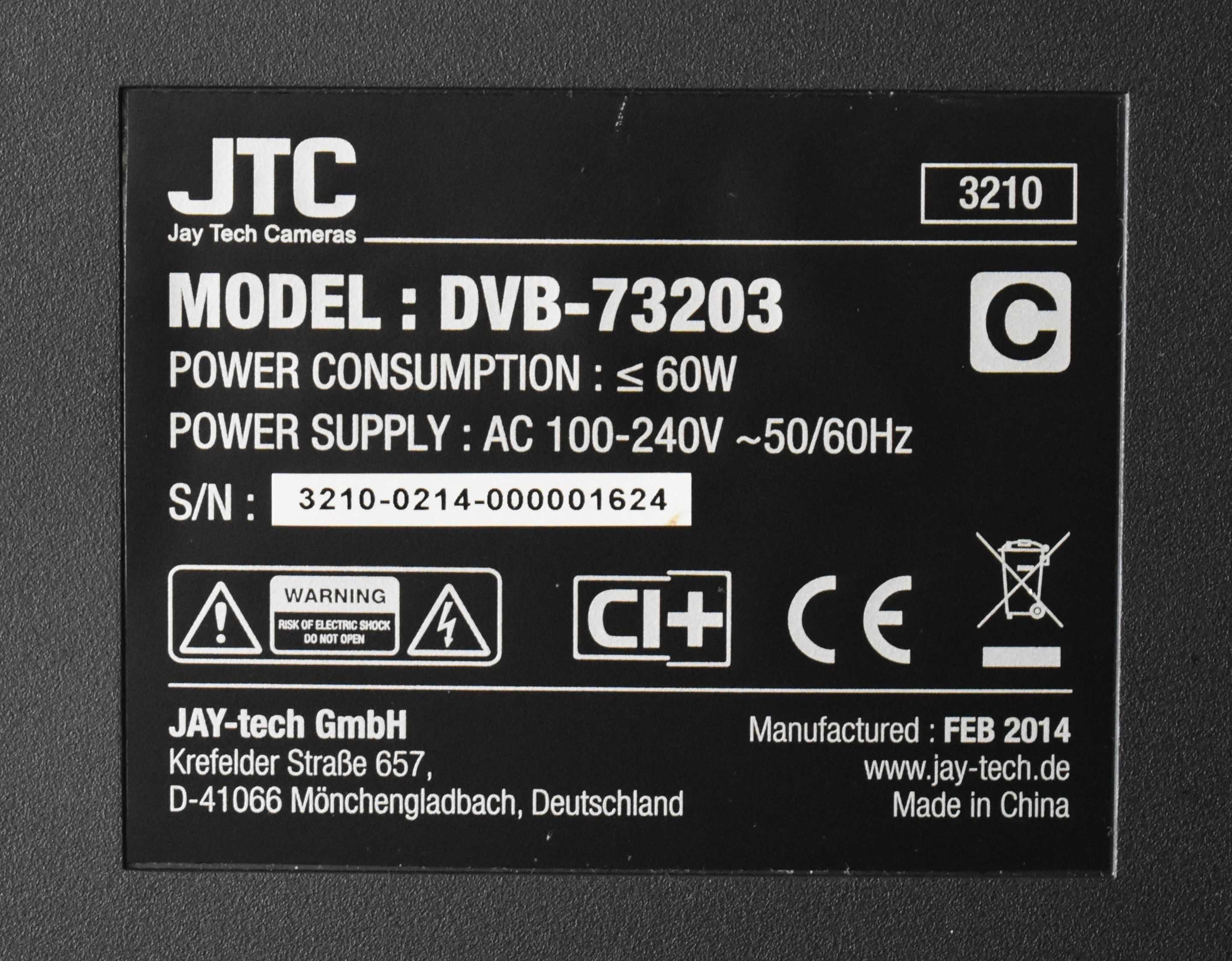 Telewizor JTC DVB-73203