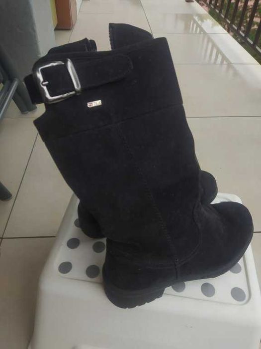 kozaki damskie zamszowe