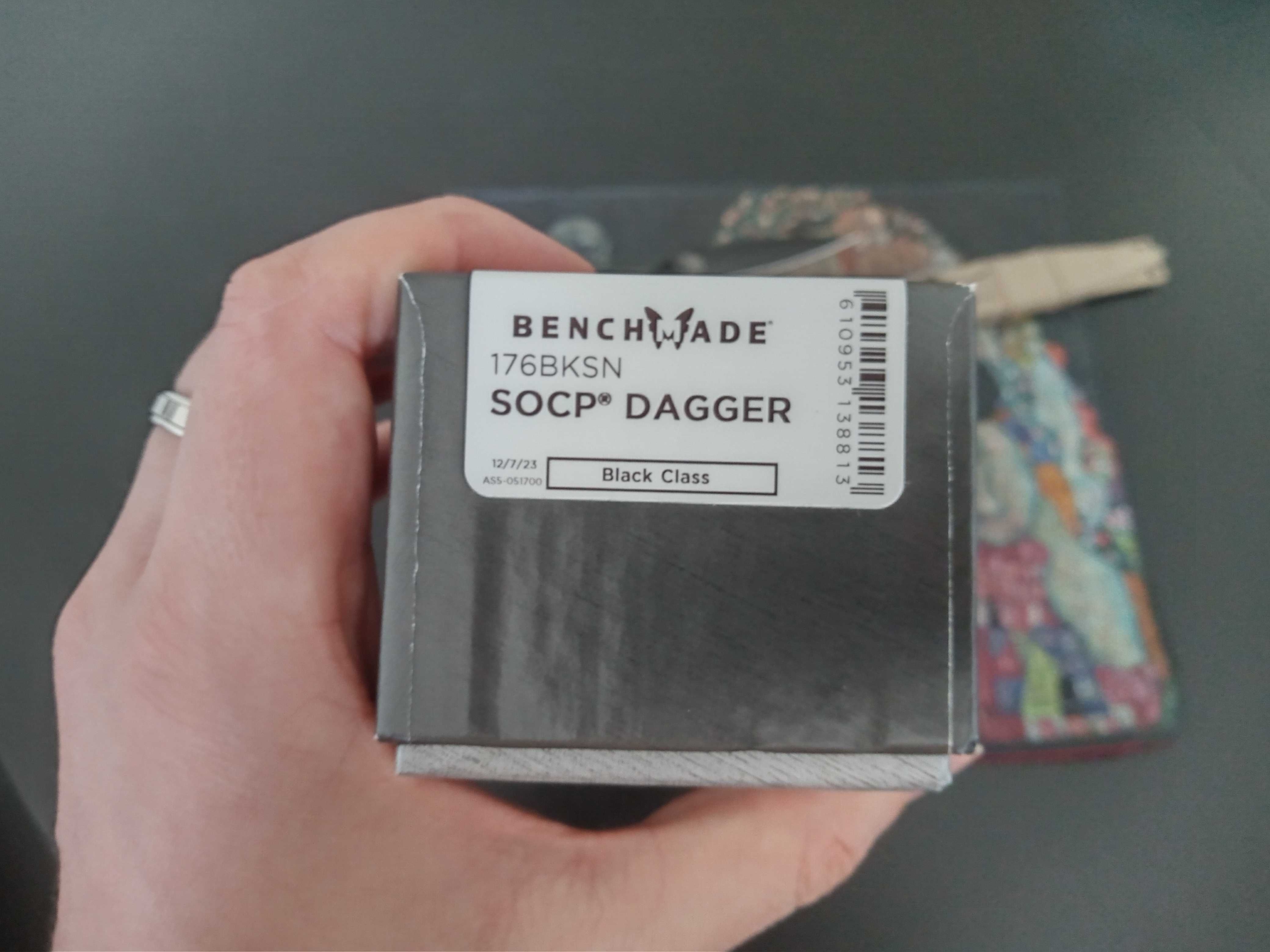 Nóż Benchmade 176BK SOCP Dagger (orginał)