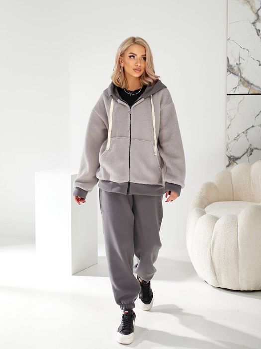 Жіночий костюм дуже теплий хутро тедді