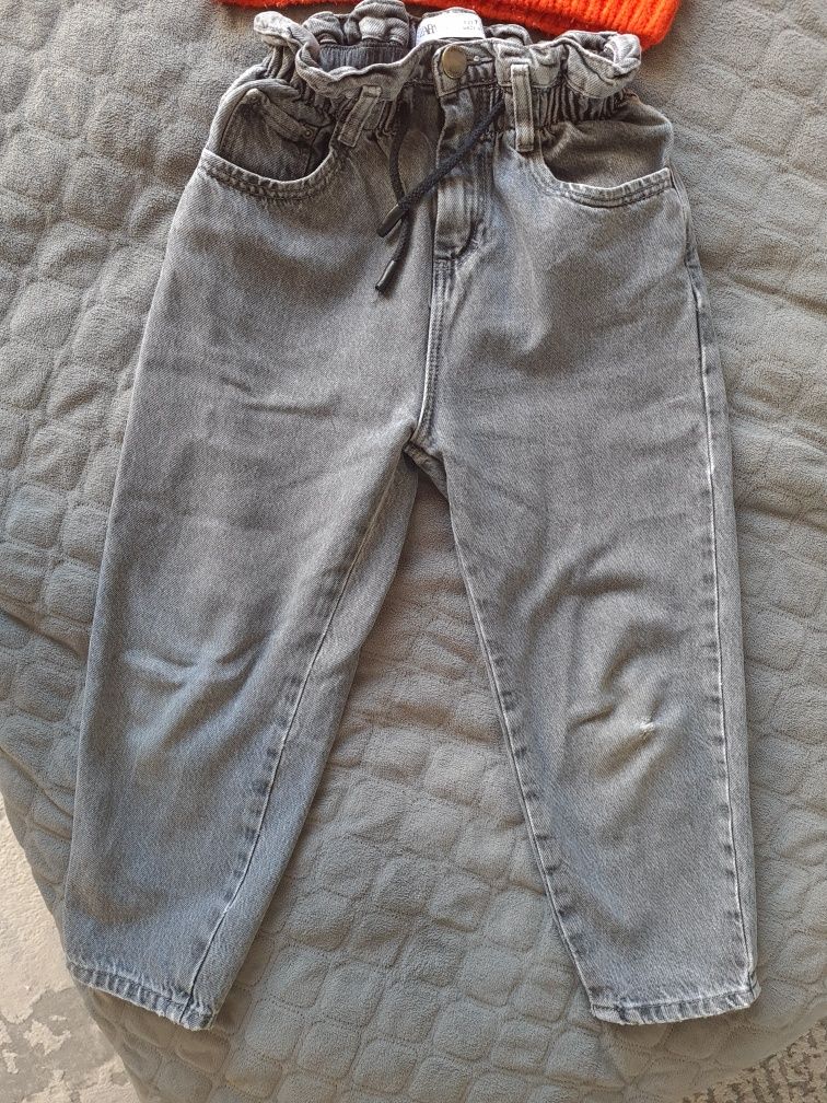 джинси мом zara 122 розмір вязаний светр