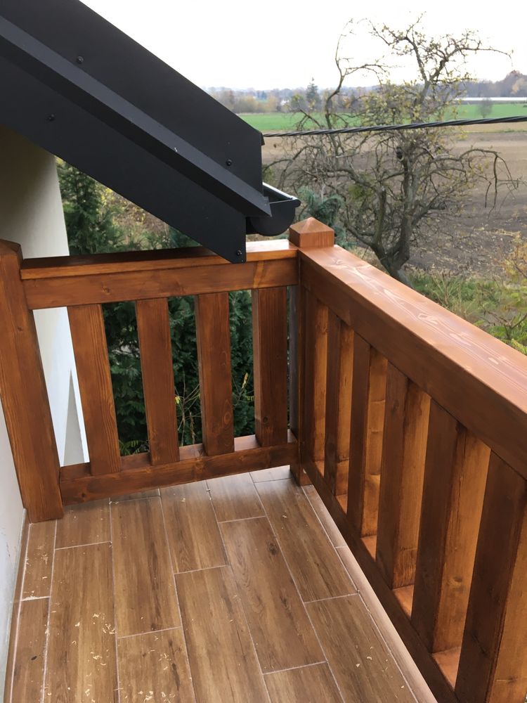 Balustrada drewniana