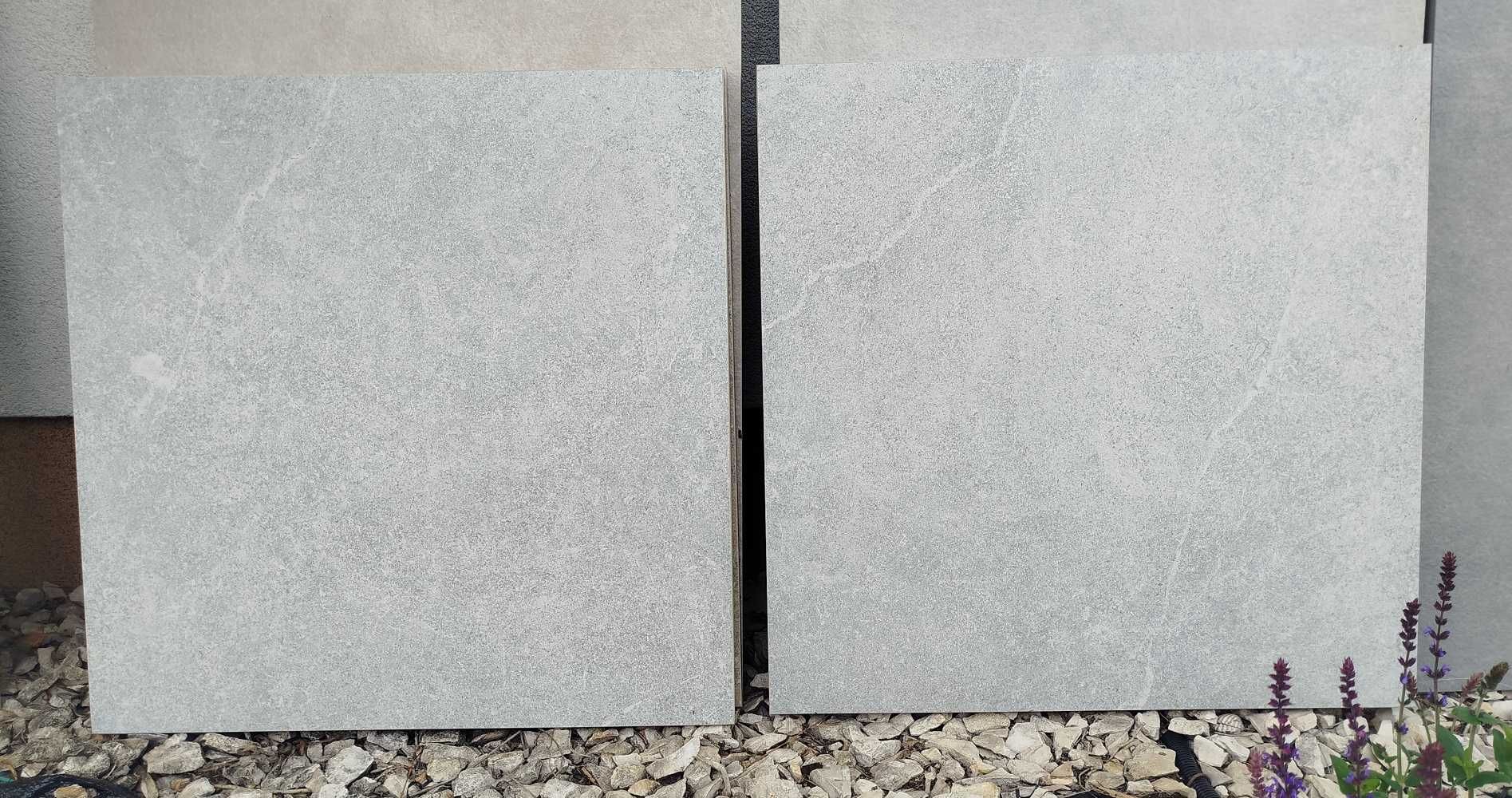 Ogrodowa Płyta gresowa na ścieżki tarasy pod basen 60x60 jasno szara