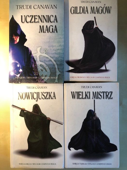 Trudi Canavan, Trylogia Czarnego Maga, całość i prequel, razem 4 tomy.