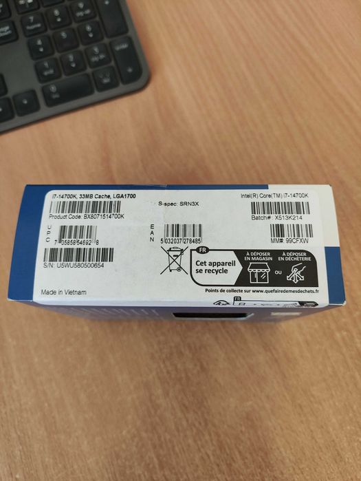 Процесор INTEL Core i7 14700K Box LGA1700 - Новий