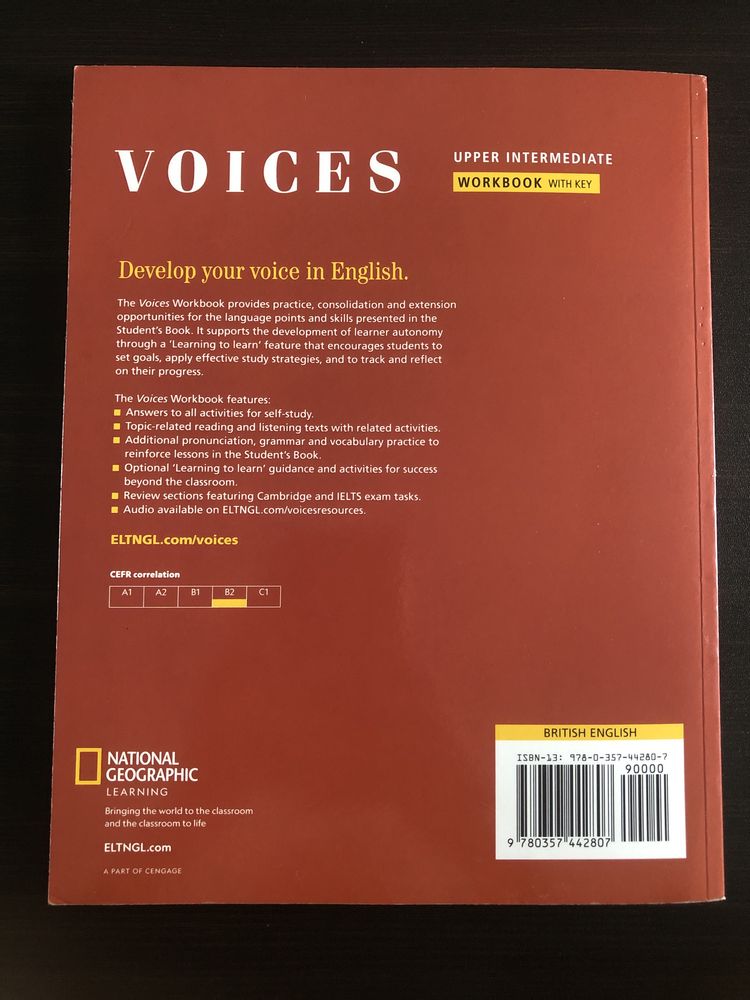 Voices Workbook with key upper intermediate B2