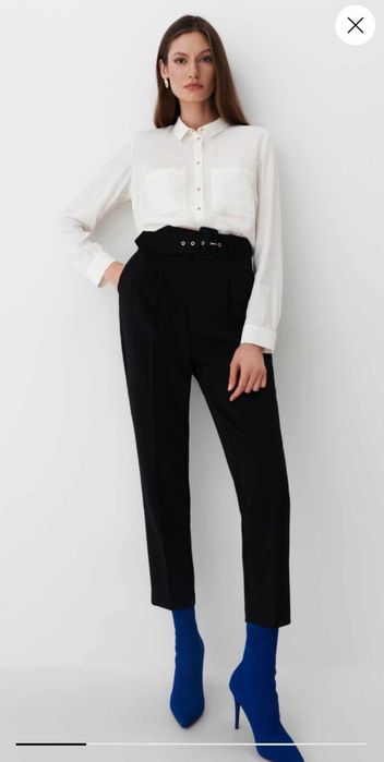 Spodnie damskie materiałowe Mohito