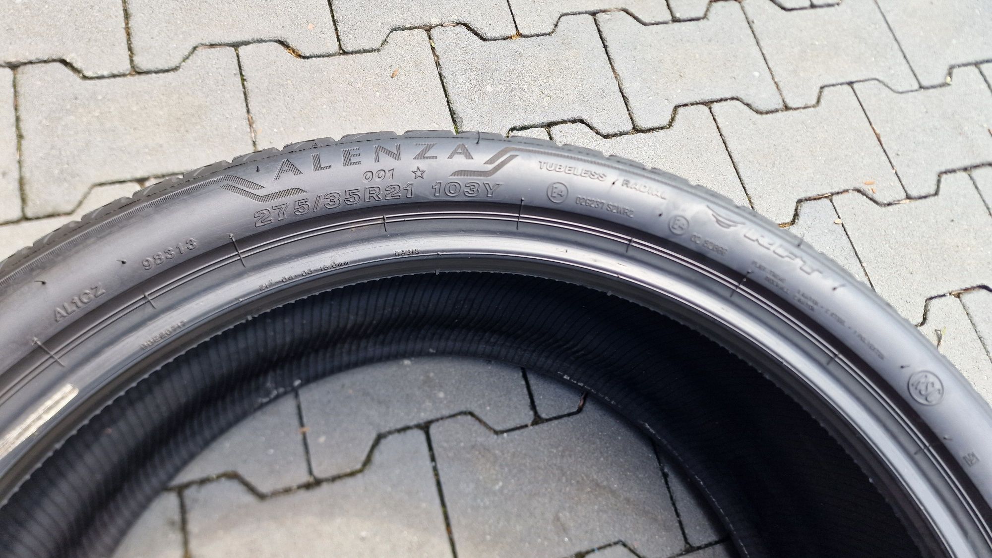 Opona Lenia Bridgestone Alenza 001 275/35 R21 103Y Rsc * BMW 3619
