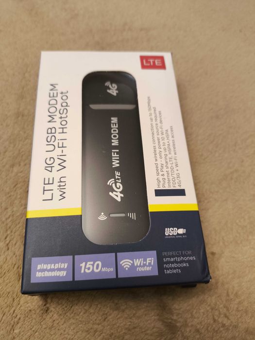 4G LTE модем, бездротовий WiFi роутер під сім карту