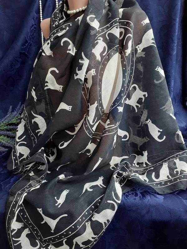Белый кот! 100% хлопок защита головной убор бафф