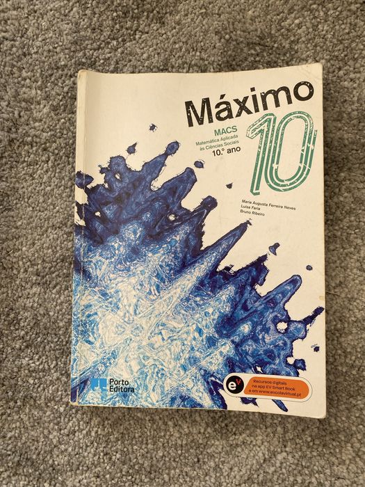 Livros escolares MACS 10° e 11° ano