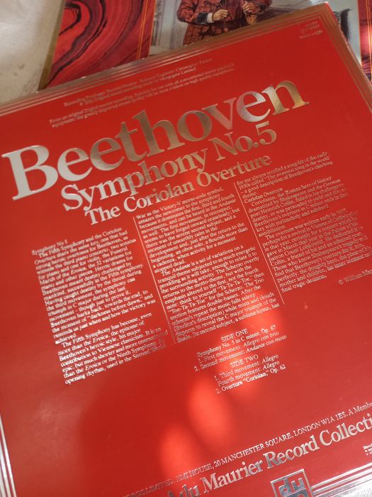 Vinil em perfeito estado Sinfonia n 5 de Beethoven