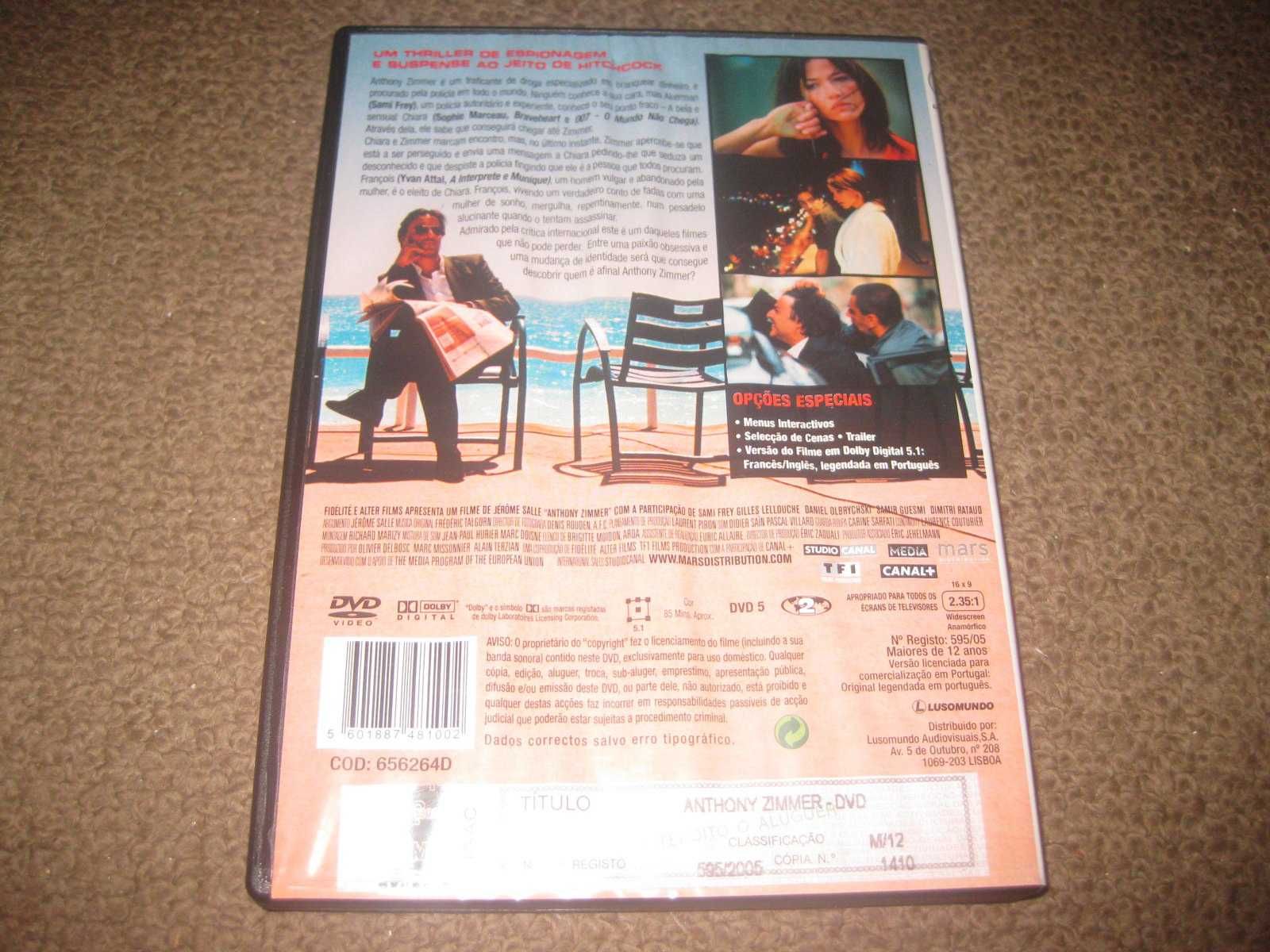 DVD "Anthony Zimmer" de Jérôme Salle/Raro!