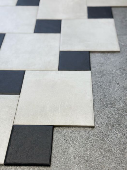Płytki Gres 20x20 10x10 MAT Spectre Grys Nero WYPRZEDAŻ LEROY MERLIN