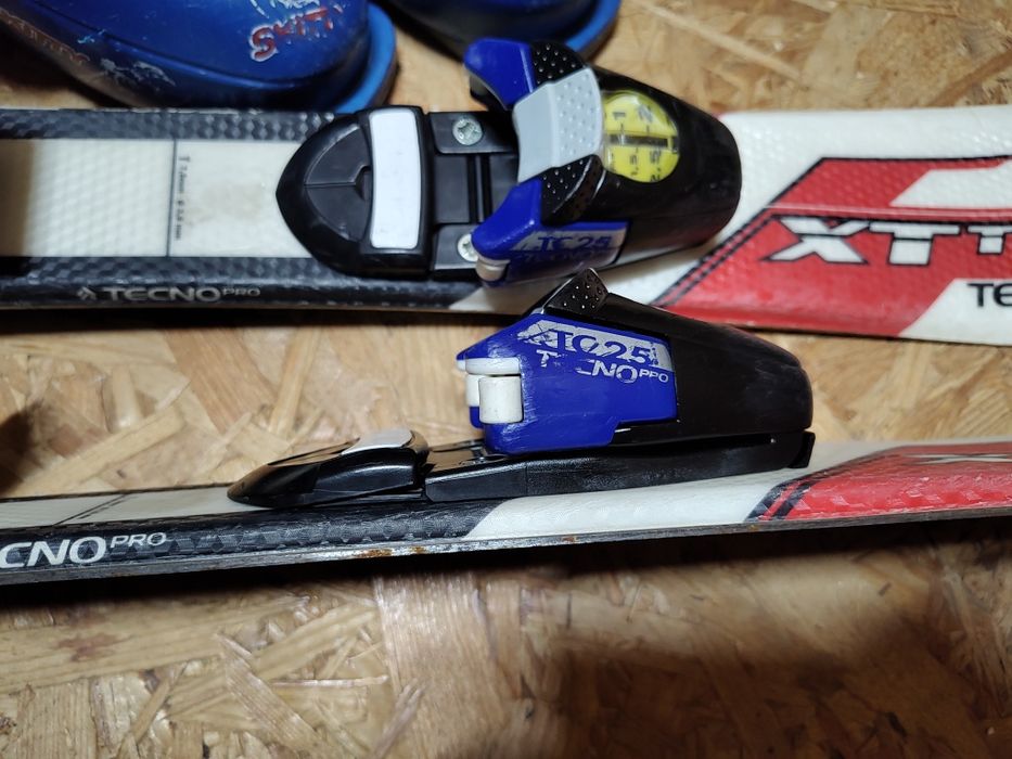 Narty + buty dziecięce tecno pro