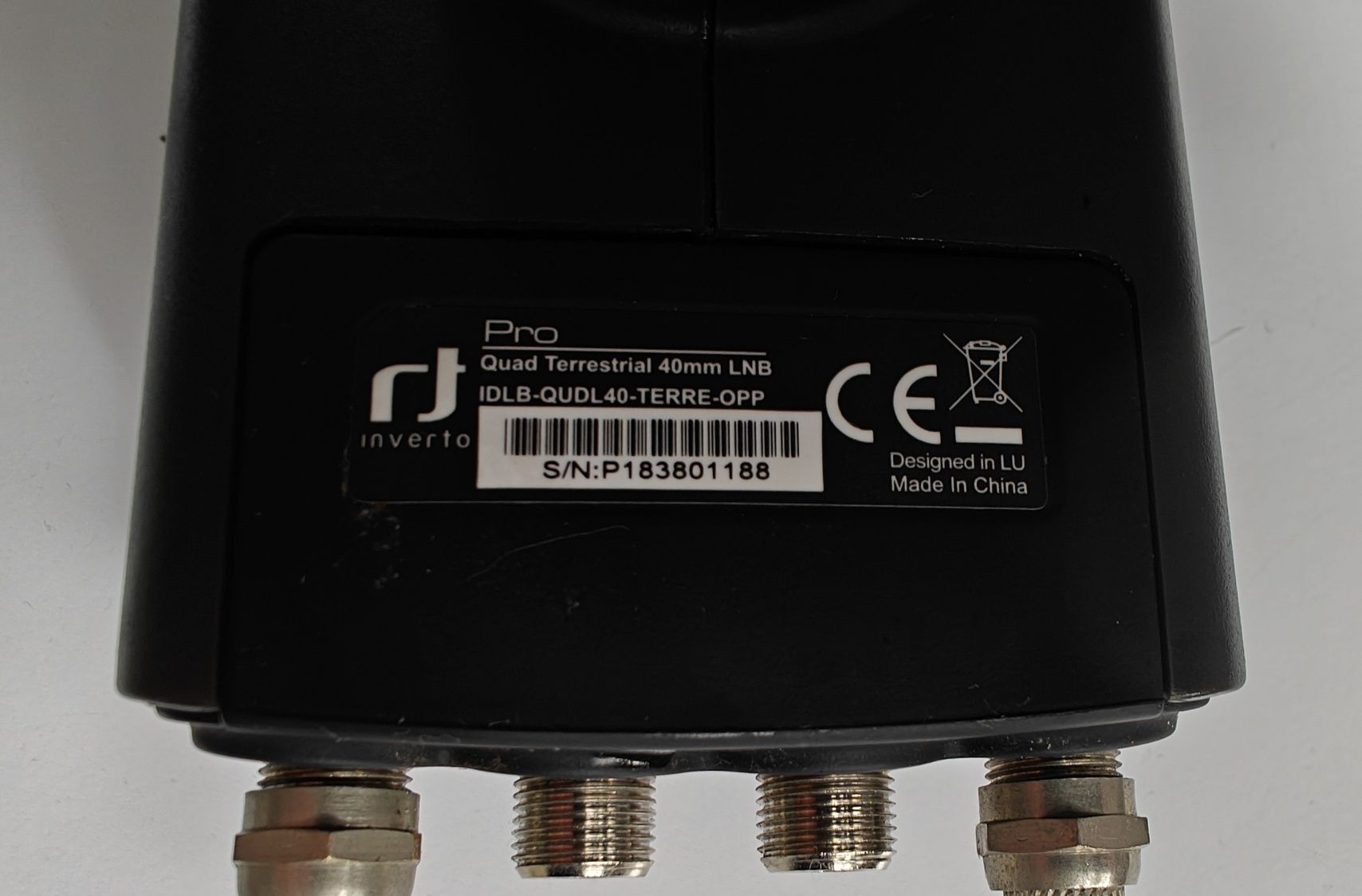Konwerter Satelitarny Quad INVERTO + Terrestial IDLB-QUDL40-TERRE-OPP
