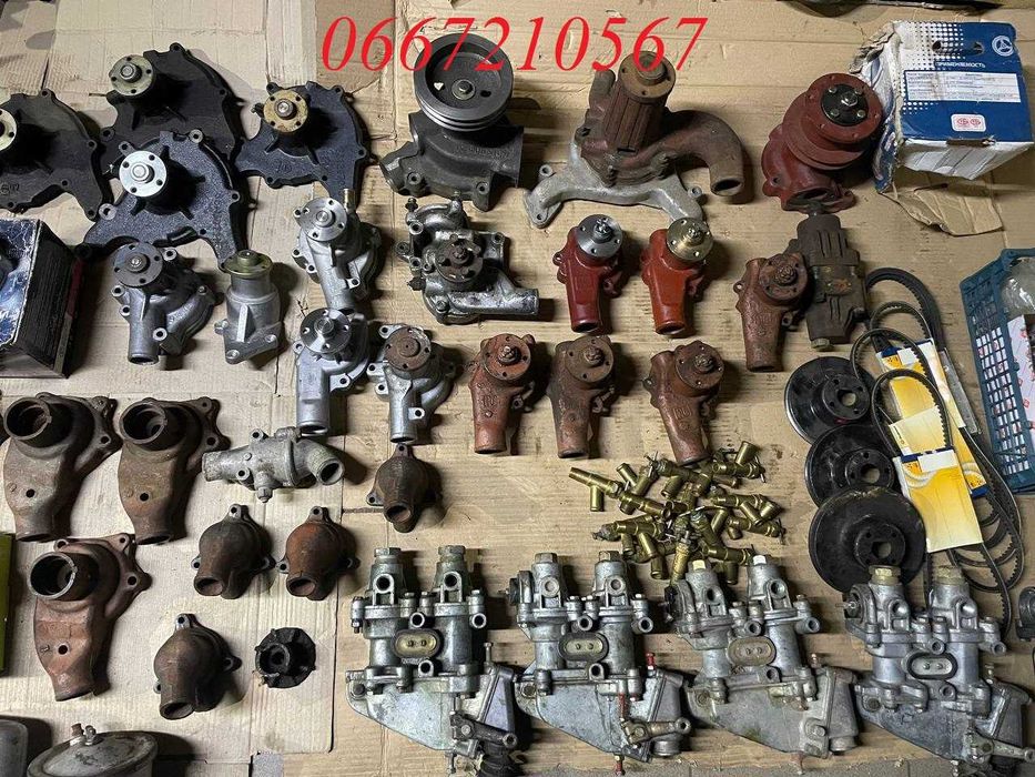 Помпи, термостати, крани Уаз, Зіл, Газ 53 Газ 66 Газ 21 Волга, Камаз