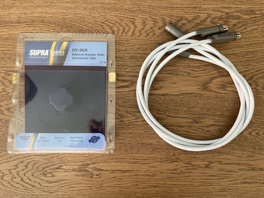 Supra EFF-IXLR cabo interconnect 1.5m