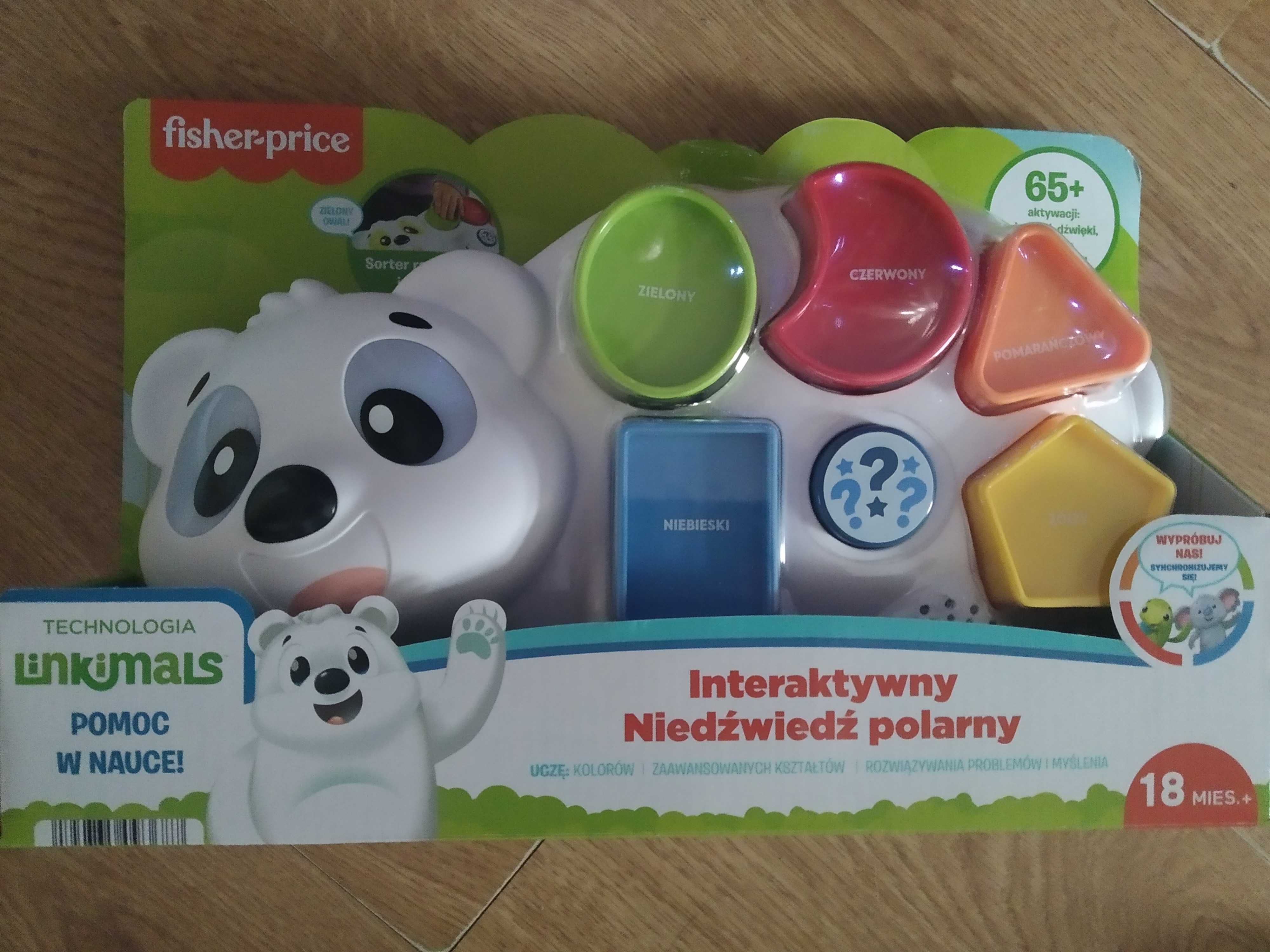 Zabawka interaktywna Niedźwiedź polarny Linkimals Fisher Price